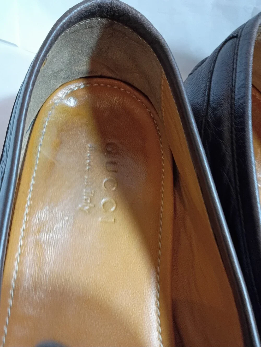 Mens Horsebit Gucci leather shoes Brown  Size UK 10 Us 10.5